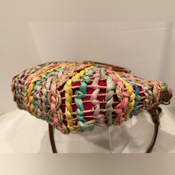 Patricia Nash Multicolor Woven Tote / Crossbody Bag